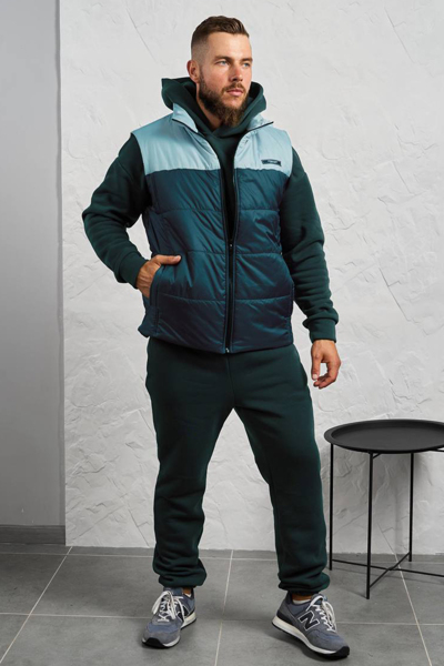 Чоловічий спортивний костюм "Сілер" смарагдовий