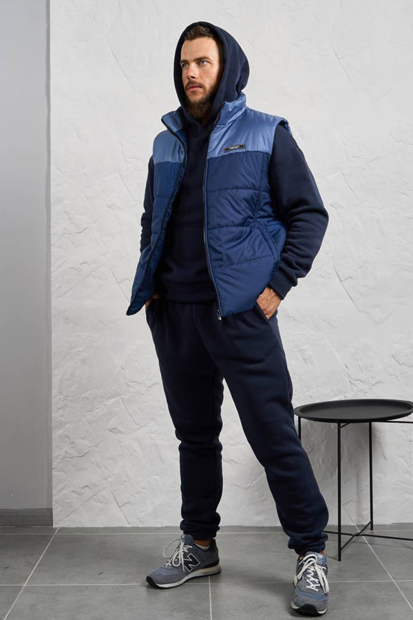 Чоловічий спортивний костюм "Сілер" синій