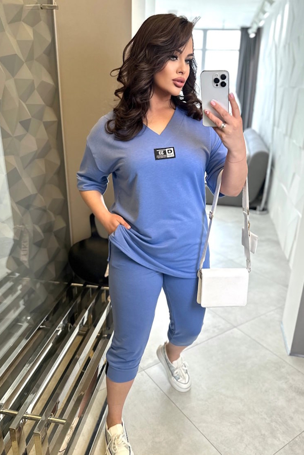 Літній спортивний костюм "Панацея" голубий