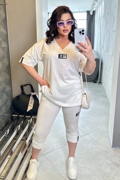 Літній спортивний костюм "Панацея" молоко