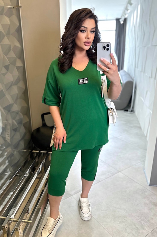 Літній спортивний костюм "Панацея" зелений