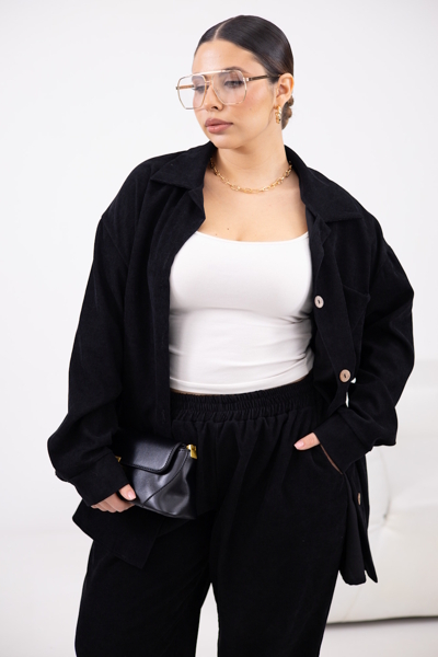 Костюм з вельвету "Дарина" чорний