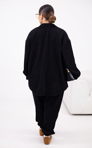 Костюм з вельвету "Дарина" чорний