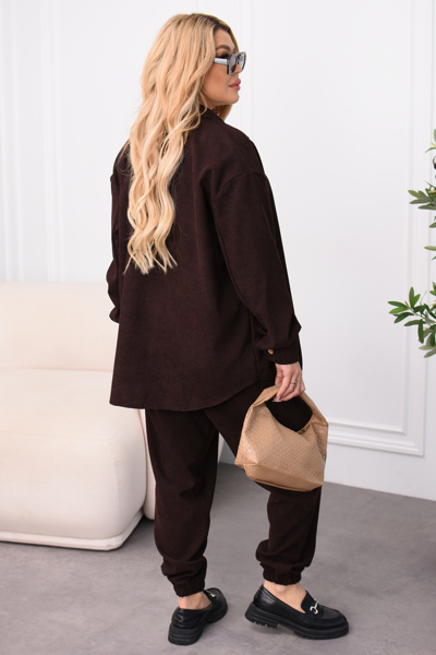 Костюм з вельвету "Дарина" шоколад