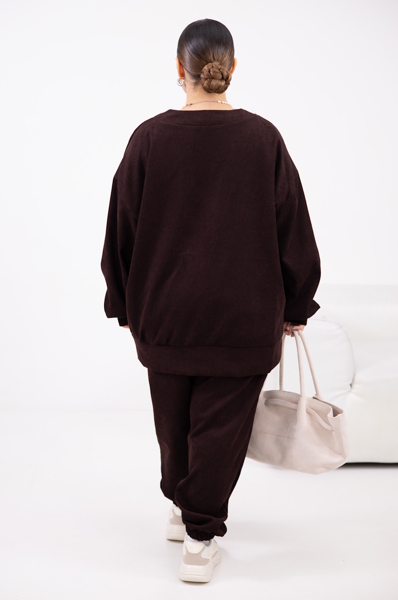 Костюм-трійка "Інна" шоколад