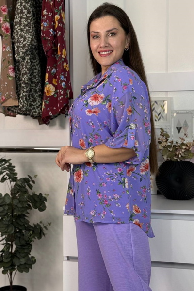 Костюм-трійка "Джері" ліловий