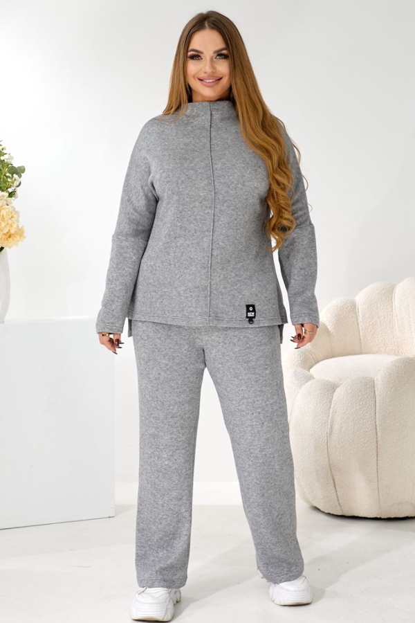 Костюм з ангори "Іліада" сірий