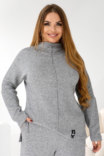 Костюм з ангори "Іліада" сірий