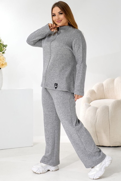 Костюм з ангори "Іліада" сірий