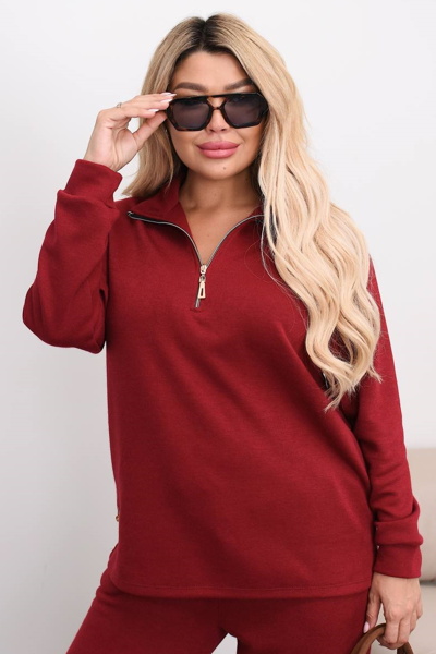 Костюм з ангори "Кенрі" бордо