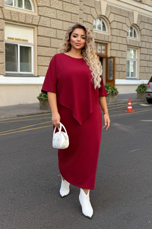 Костюм "Лея" бордовий