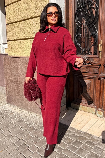 Костюм з ангори "Мегі" бордо