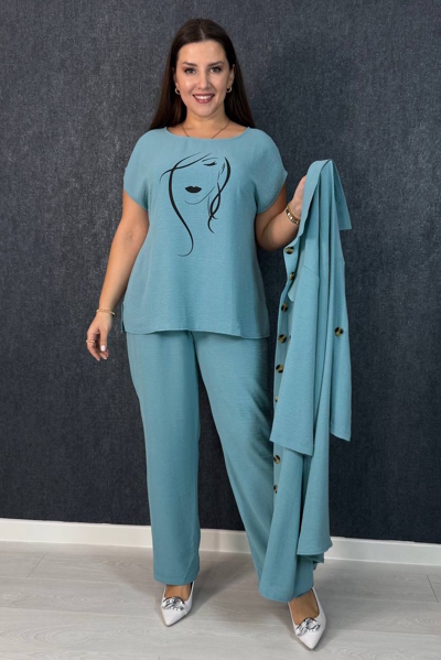 Костюм-трійка "Мілана" ментол