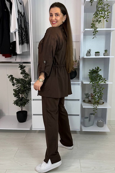 Костюм-трійка "Несті" шоколад