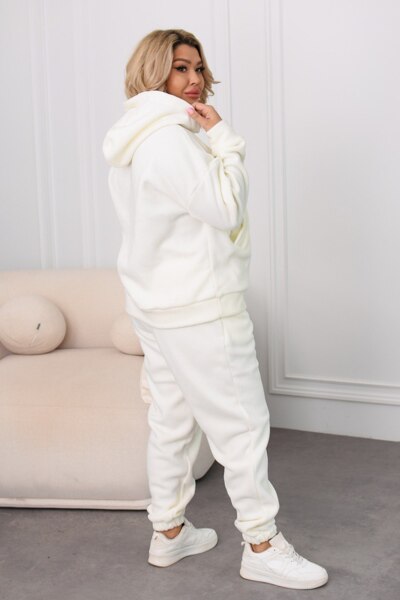 Теплий костюм "Палома" молоко