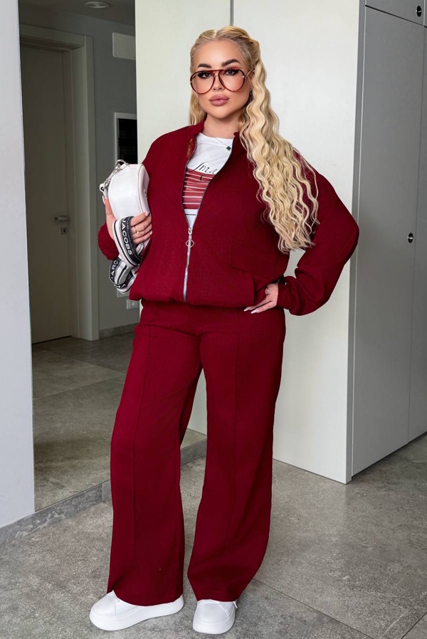 Костюм-трійка "Проект" бордо