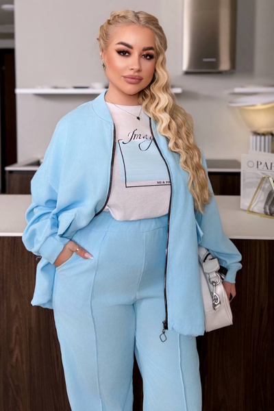 Костюм-трійка "Проект" голубий