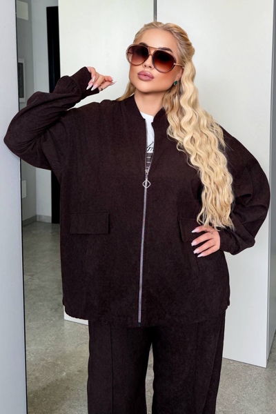 Костюм-трійка "Проект" шоколад