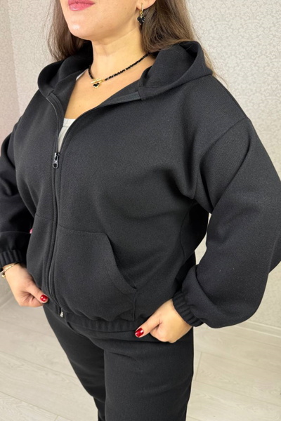 Теплий костюм "Хілтон" чорний Теплий костюм "Хілтон" чорний