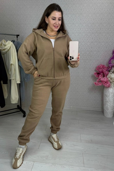 Теплий костюм "Хілтон" капучіно Теплий костюм "Хілтон" капучіно