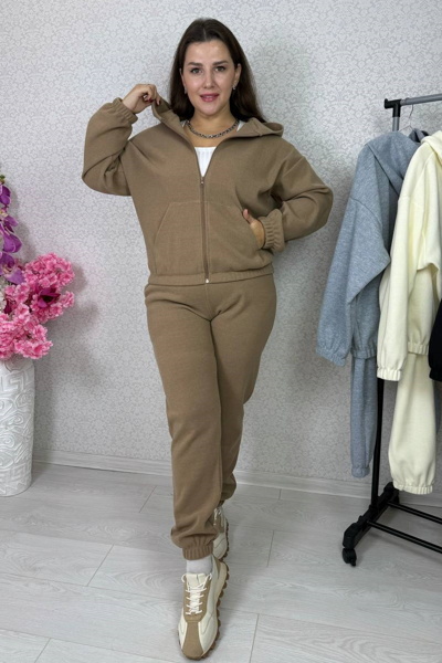 Теплий костюм "Хілтон" капучіно Теплий костюм "Хілтон" капучіно