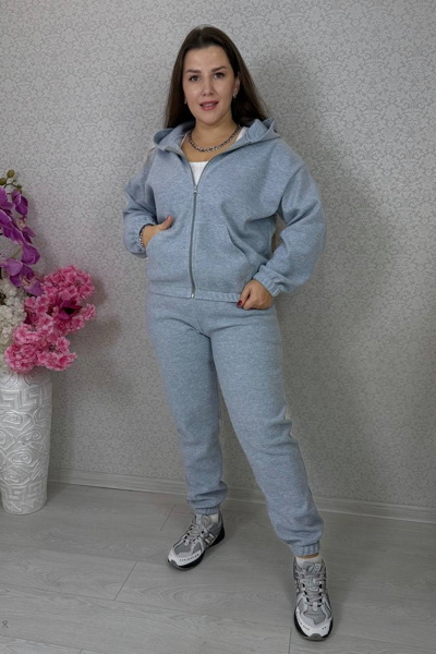 Теплий костюм "Хілтон" сірий Теплий костюм "Хілтон" сірий