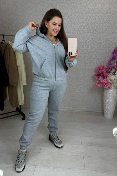 Теплий костюм "Хілтон" сірий Теплий костюм "Хілтон" сірий