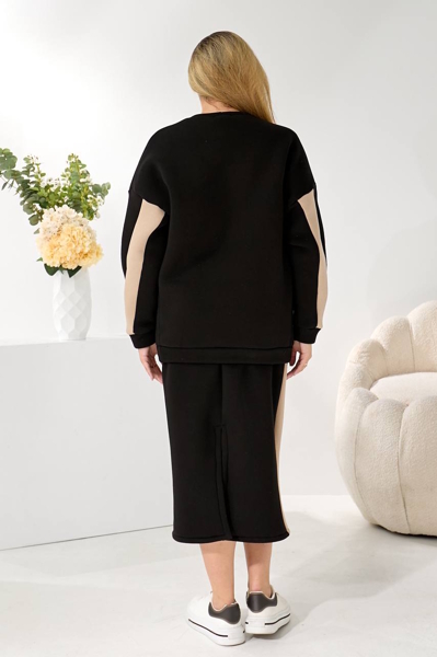 Теплий костюм "Медісон" чорний