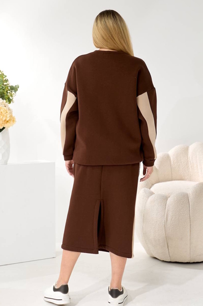 Теплий костюм "Медісон" шоколад