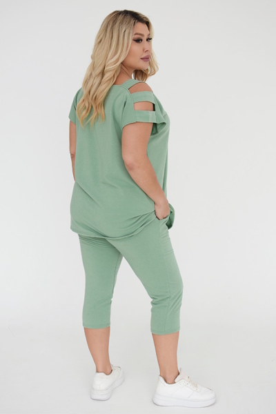 Літній костюм "Оллі" фісташка