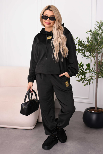 Костюм з велюру "Аскона" чорний