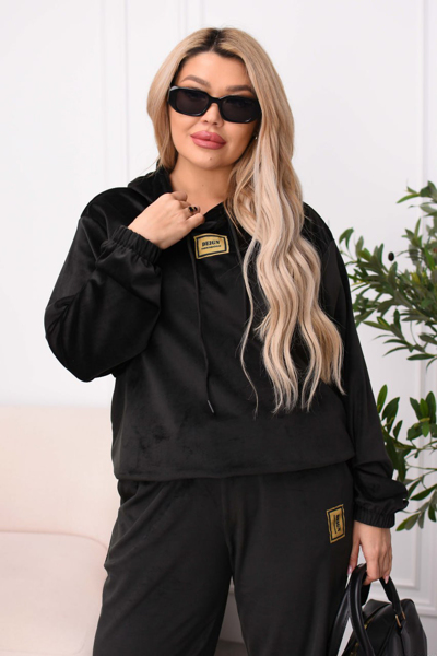 Костюм з велюру "Аскона" чорний