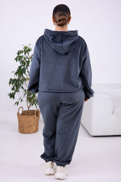 Костюм з велюру "Аскона" графіт