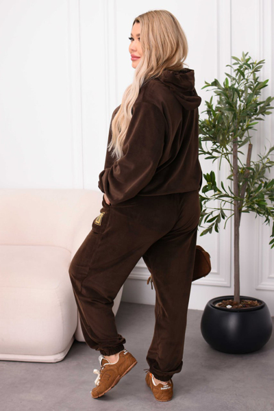 Костюм з велюру "Аскона" шоколад