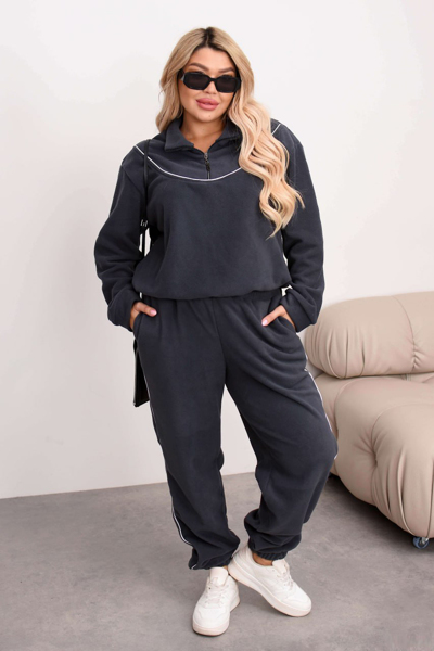 Теплий костюм "Гранд" сірий