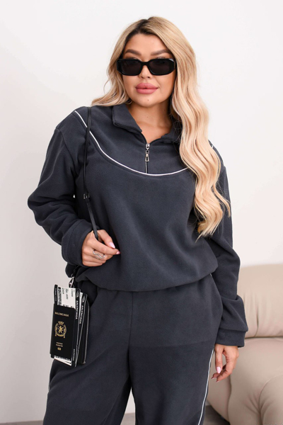 Теплий костюм "Гранд" сірий