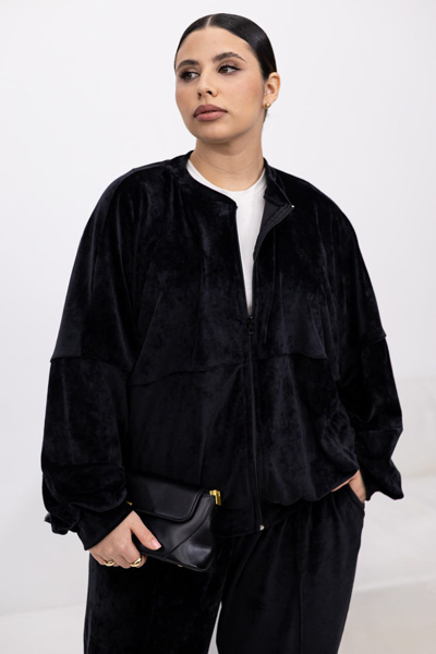 Костюм з велюру "Каліфорнія" чорний