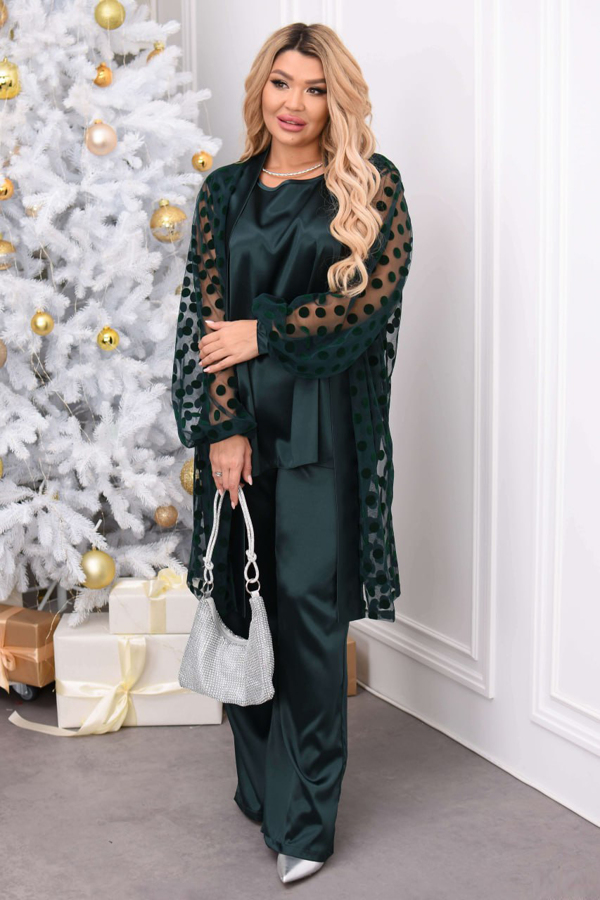 Костюм "Карен" темно-зелений