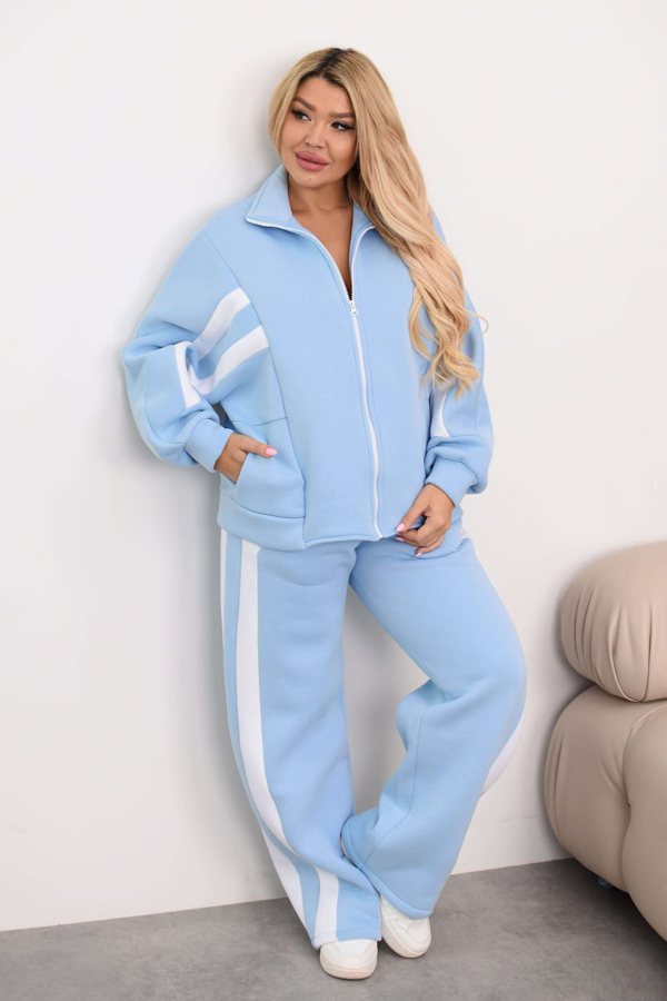 Теплий костюм "Менсіс" блакитний