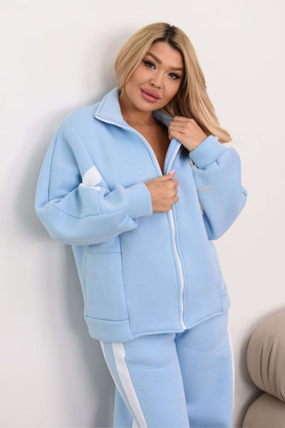 Теплий костюм "Менсіс" блакитний