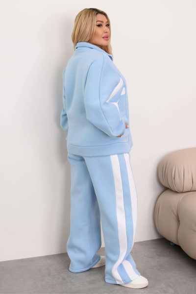 Теплий костюм "Менсіс" блакитний