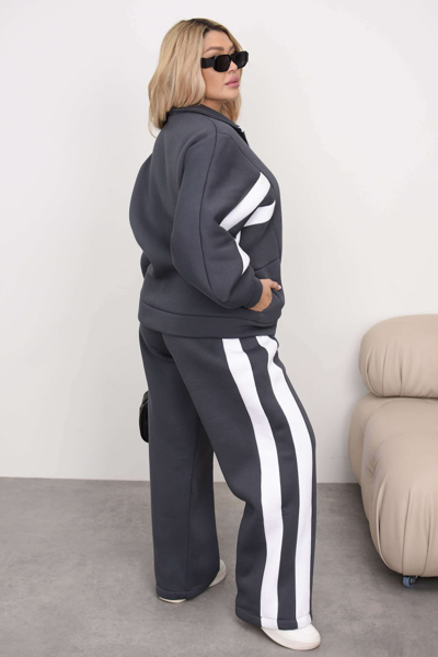 Теплий костюм "Менсіс" графіт