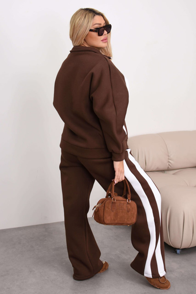 Теплий костюм "Менсіс" шоколад