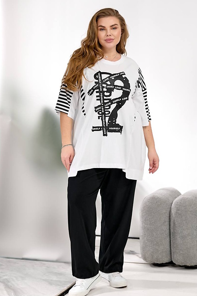 Літній костюм "Мікі" білий