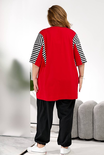 Літній костюм "Мікі" червоний