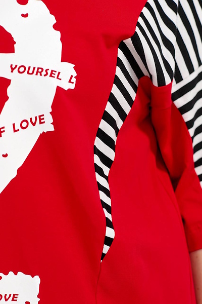 Літній костюм "Мікі" червоний