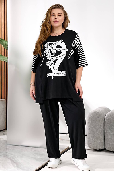 Літній костюм "Мікі" чорний