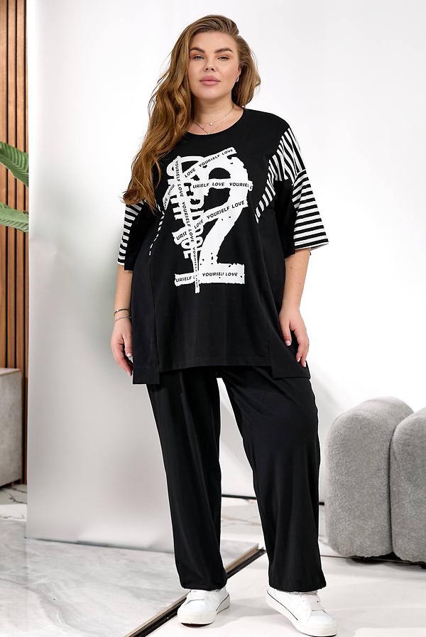 Літній костюм "Мікі" чорний