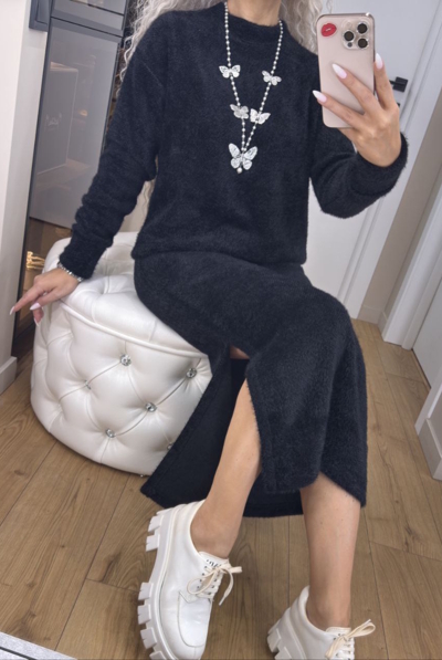 Костюм з альпаки "Люсі" чорний