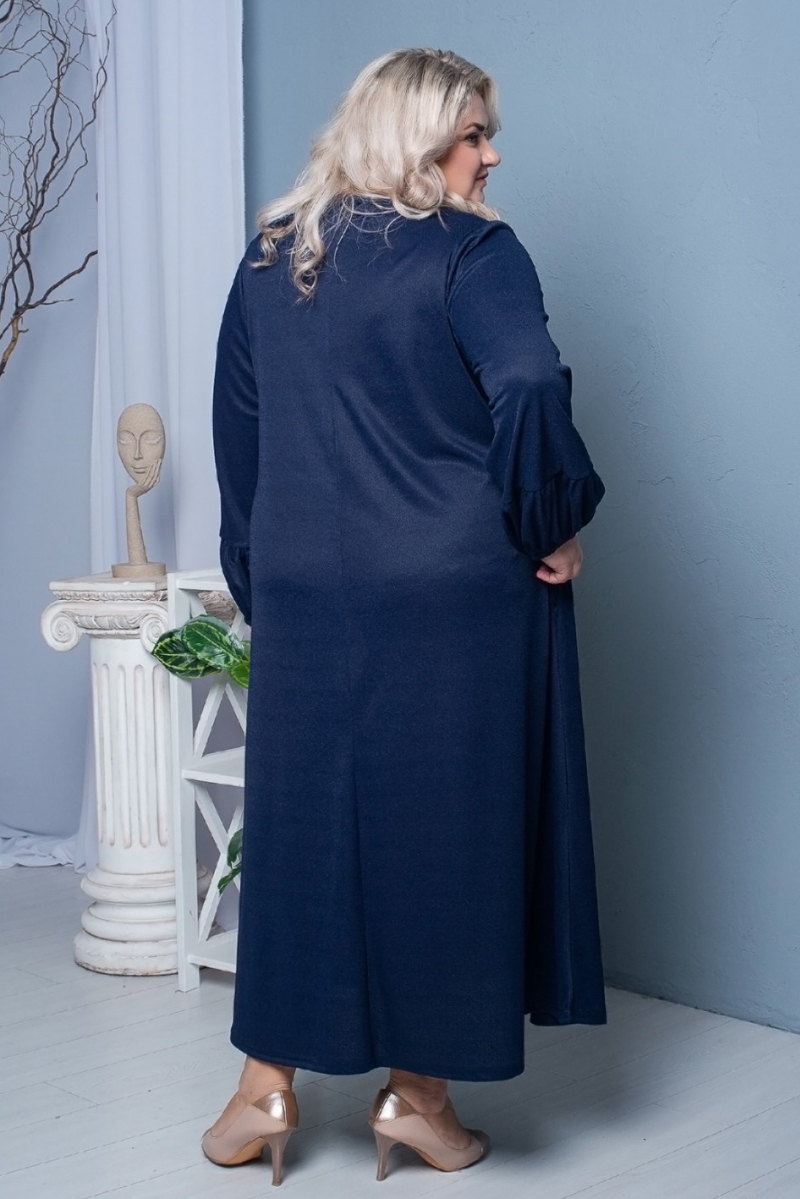 Плаття "Елізабет" темно-синє